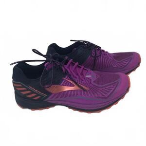 Brooks Women's Mazama‎ Trail Running orange pink size 7.5